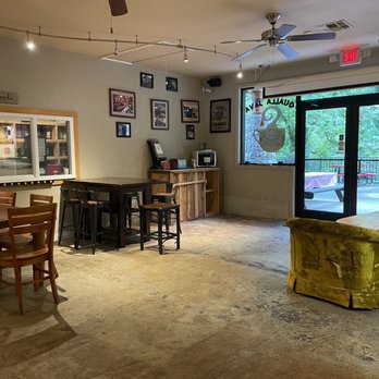Qualla Java Cafe - Back seating area - Cafes Near Me - Cherokee, North Carolina
