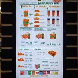 Potato Corner Arrowhead - Menu