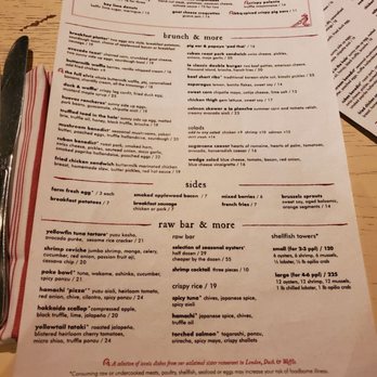 Sugarcane - Menu as of 11/5/22 - Cocktail Bars Near Me - Las Vegas, Nevada