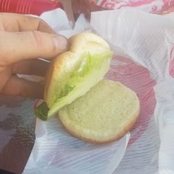 Wendy's - No chicken on chicken sandwich