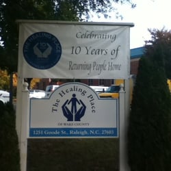 Healing Transitions - Sign at entrance for THPOWC