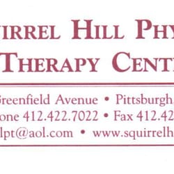 Squirrel Hill Physical Therapy Center - Providing Holistic Eastern/Western Integrative Physical Therapy Techniques