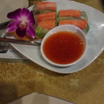 Rock A Bangkok - Cold spring roll with crab - Thai Near Me - Miami, Florida Rock A Bangkok - Cold spring roll with crab - Thai Near Me - Miami, Florida