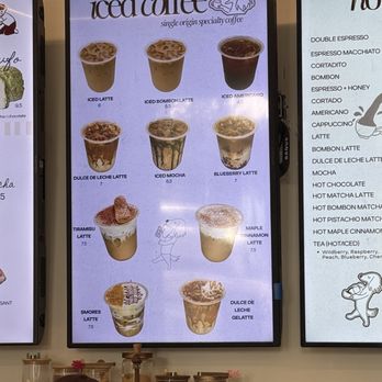Bassi - Menu - Gelato Near Me - Doral, Florida