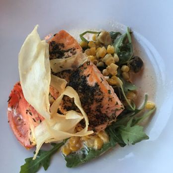 Thyme - Seared salmon - New American Near Me - White River Junction, Vermont Thyme - Seared salmon - New American Near Me - White River Junction, Vermont