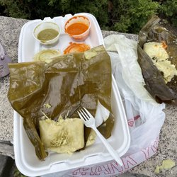 Yvolina's Tamales - Queso Tamale and Green Chicken Tamale