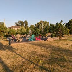 Wilson Heights Park - July 2020, they didn't put the awning up this year probably because of the Pandemic & park closures