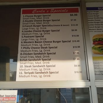Carla's Drive In - Menu - Burgers Near Me - Bakersfield, California