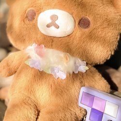 Cosmic Fluff - Meet my friendly emotional support bear and new fidget toy.
