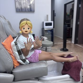 Star Nails - My six year old getting the royal treatment - Nail Salons Near Me - San Marcos, California Star Nails - My six year old getting the royal treatment - Nail Salons Near Me - San Marcos, California