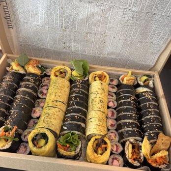 Baro Gimbap - Party Tray #2 - Korean Near Me - Fullerton, California Baro Gimbap - Party Tray #2 - Korean Near Me - Fullerton, California