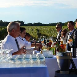 Catering by A Small Affair - The bar and professional bar-tending staff, Bedell Cellars