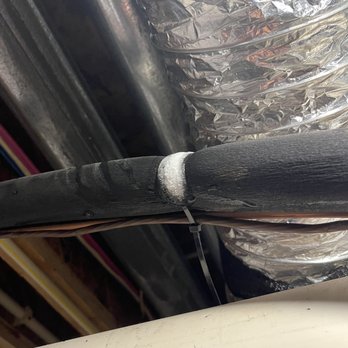 ARS / Rescue Rooter - More ice on the inside refrigerant line. - Plumbing Near Me - Manassas, Virginia ARS / Rescue Rooter - More ice on the inside refrigerant line. - Plumbing Near Me - Manassas, Virginia