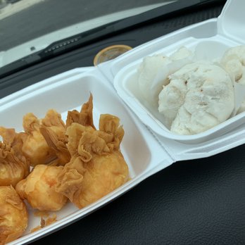 Seafood Cove 2 - Shrimp Wontons and Steamed BBQ Pork Bun - Dim Sum Near Me - Westminster, California