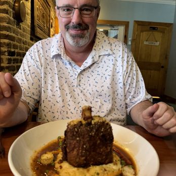 Southwood Kitchen - Pork shank, mashed potatoes! - Seafood Near Me - Daphne, Alabama Southwood Kitchen - Pork shank, mashed potatoes! - Seafood Near Me - Daphne, Alabama