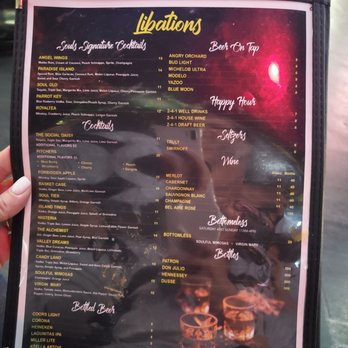 Soul - The menu is printed in a very small font. Bring a flashlight and magnifying glass of you are older! LOL - Italian Near Me - Nashville, Tennessee