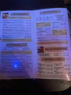 Menu photo 8 Texas Roadhouse College Station, TX