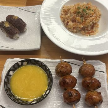 Koji - Prairie tuna, Kani miso, and meatball yakitori - Sushi Bars Near Me - Omaha, Nebraska Koji - Prairie tuna, Kani miso, and meatball yakitori - Sushi Bars Near Me - Omaha, Nebraska