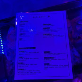 Omega Mart - Meow Wolf - Menu for cocktails - Art Museums Near Me - Las Vegas, Nevada Omega Mart - Meow Wolf - Menu for cocktails - Art Museums Near Me - Las Vegas, Nevada