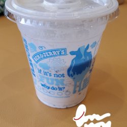 Ben & Jerry's - Chocolate chip cookie dough milkshake!