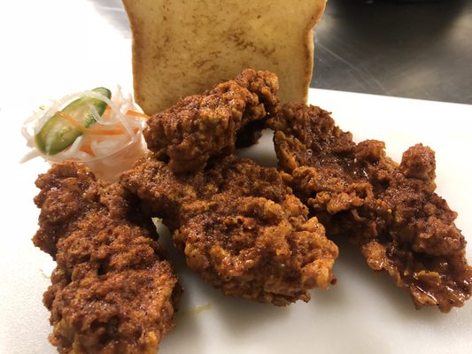 D&D brothers Hibachi&Big Boss Spicy Fried Chicken by null