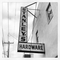 Stanley's Hardware - The sign from the old store