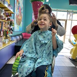Snip-its Haircuts for Kids - One of my Boys who was a client