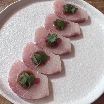 Mokyo - yellowtail crudo - Korean Near Me - New York, New York Mokyo - yellowtail crudo - Korean Near Me - New York, New York