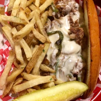 Fitzpatrick's Tavern - The Philly cheesesteak was so messy and delicious! Noms!! - Beer, Wine & Spirits Near Me - Solvang, California