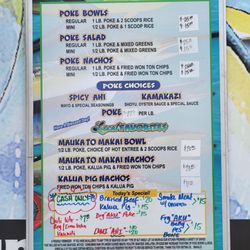 Poke On Da Run - Menu 4/6/23