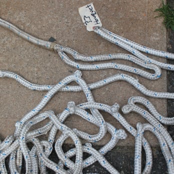 All American Braids - This line has NEVER been used. Core is coming through cover in many, many spots. Splices were horrible and were redone by a pro, but line i - Hardware Stores Near Me - Gastonia, North Carolina All American Braids - This line has NEVER been used. Core is coming through cover in many, many spots. Splices were horrible and were redone by a pro, but line i - Hardware Stores Near Me - Gastonia, North Carolina