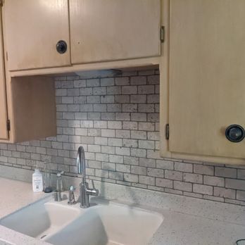 Odd Job Todd - natural stone backsplash - Painters Near Me Odd Job Todd - natural stone backsplash - Painters Near Me