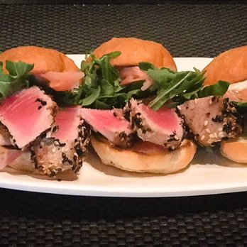 The Corner Bistro - Yellowfin Tuna Sliders - Tapas/Small Plates Near Me - Bellaire, Michigan The Corner Bistro - Yellowfin Tuna Sliders - Tapas/Small Plates Near Me - Bellaire, Michigan