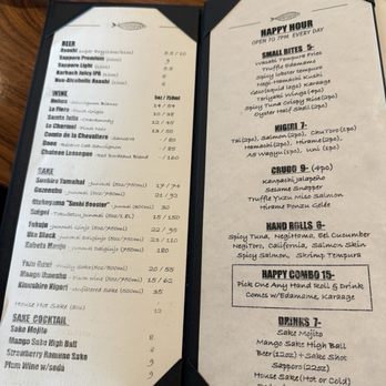 Ichijiku Sushi - Menu - Sushi Bars Near Me - Houston, Texas