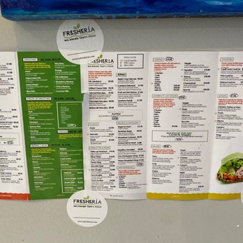 Fresheria - Menu - Sandwiches Near Me - La Jolla, California