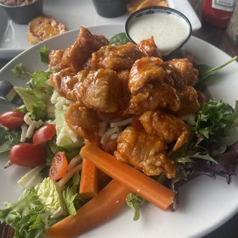 Winfield Grill - Buffalo Bite Salad with Winfield Sauce - American Near Me - Rochester, New York Winfield Grill - Buffalo Bite Salad with Winfield Sauce - American Near Me - Rochester, New York