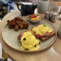Egg beny - asked for toast instead of ciabatta bread- thanks Chef Egg beny - asked for toast instead of ciabatta bread- thanks Chef