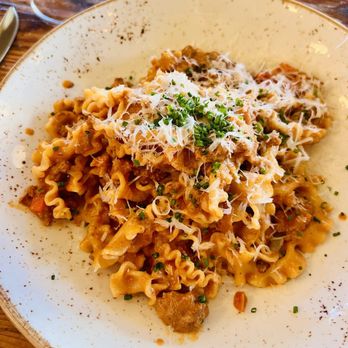 The Table - Bolognese Mafaldine - New American Near Me - San Jose, California The Table - Bolognese Mafaldine - New American Near Me - San Jose, California