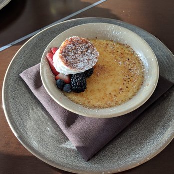 Pacific's Edge Restaurant - Vanilla Bean Crème Brulee - Seafood Near Me - Carmel, California