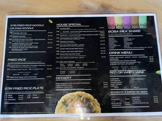 Menu photo 1 Pho Saigon Daytona Beach, FL