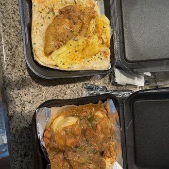Creole Bowls To Go - To-Go: 1.Fried Catfish & Grits 2. Crawfish Biscuits and Gravy - Cajun/Creole Near Me Creole Bowls To Go - To-Go: 1.Fried Catfish & Grits 2. Crawfish Biscuits and Gravy - Cajun/Creole Near Me