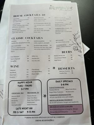 Menu photo 6 The Wildflower Sanford, FL Menu photo 6 The Wildflower Sanford, FL
