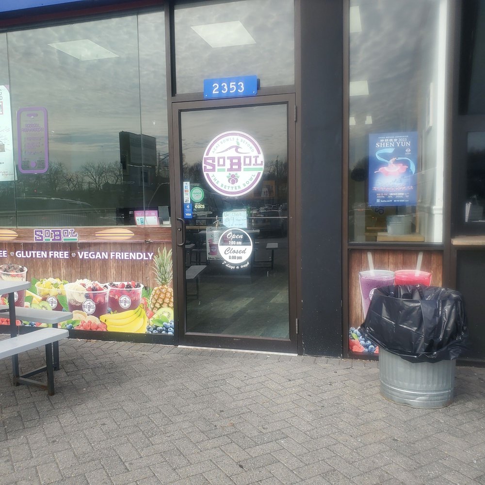 SoBoL - Entrance of the shop on central Park ave. - Juice Bars & Smoothies Near Me - Yonkers, New York