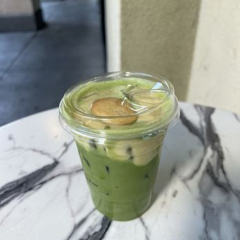 Aroma - Banana matcha latte - Desserts Near Me - San Jose, California