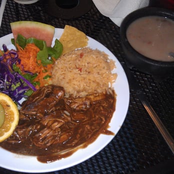 The Little One - Pollo en Mole Negro with Beans in broth - Mexican Near Me - Tucson, Arizona The Little One - Pollo en Mole Negro with Beans in broth - Mexican Near Me - Tucson, Arizona