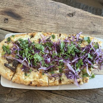 Barton Family Winery And Grey Wolf Cellars - Chef street taco flatbread special of the day OMG - Wine Tasting Room Near Me - Paso Robles, California