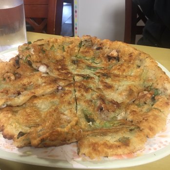 Korean Mart - 3rd time here: Seafood pancake - Korean Near Me - Fresno, California