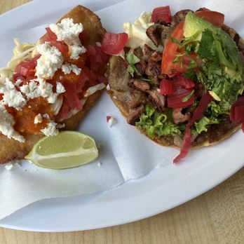 Cocina Mayah - Left pork and cheese empanada. Right pic chuc panucho. I would order the exact same things again - Breakfast & Brunch Near Me - San Francisco, California