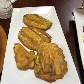 La Terraza - a plate of fried bananas and other foods - Latin American Near Me - East Boston, Massachusetts
