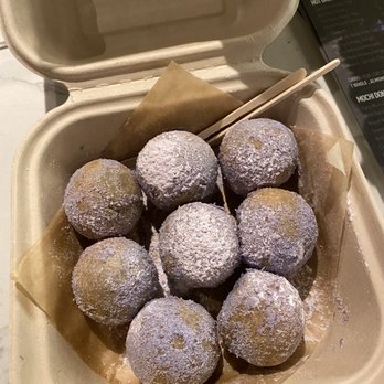 AlimamaTea - Taro munchkins (vegan) - Desserts Near Me - New York, New York AlimamaTea - Taro munchkins (vegan) - Desserts Near Me - New York, New York